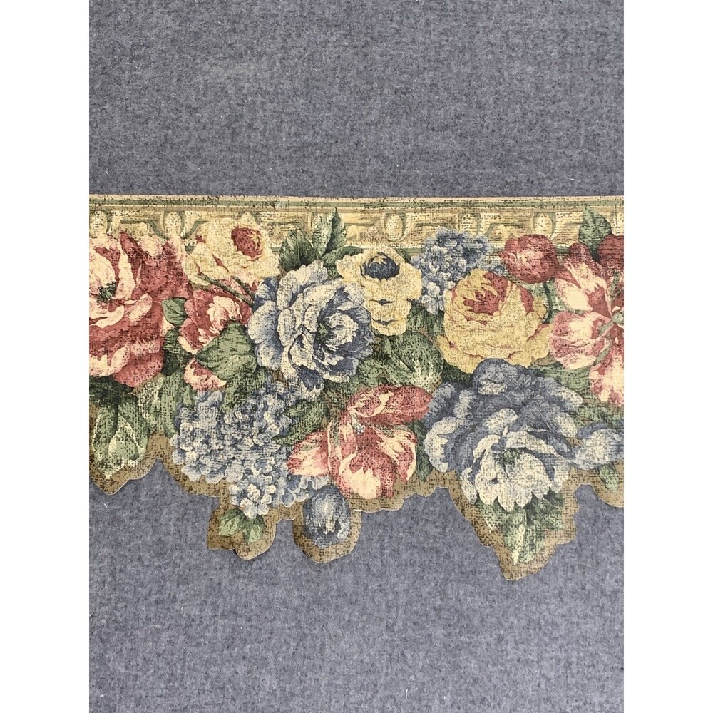 Gramercy Wallpaper Vintage Victorian  Floral Border Pre-Cut Laser Cut